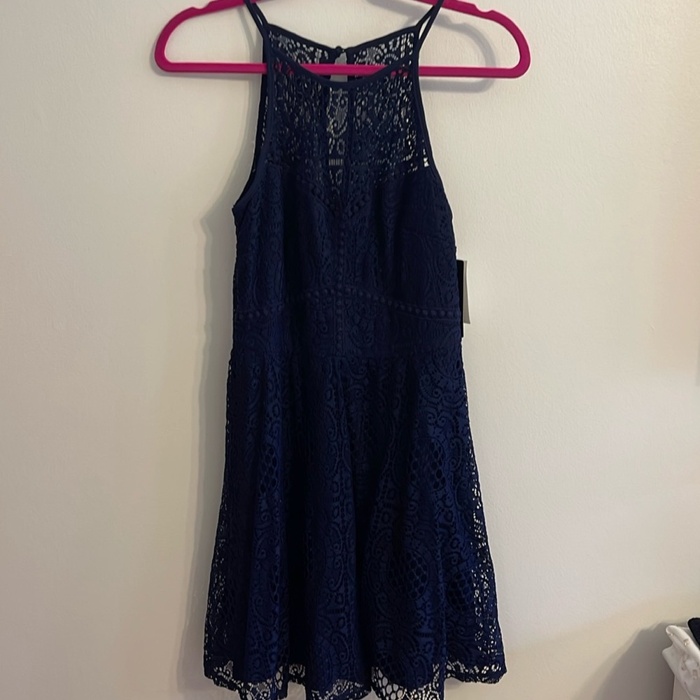 Blue Lace Dress‎ BCX